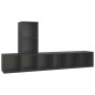 vidaXL 3-tlg. TV-Schrank-Set Grau Holzwerkstoff vidaXL 3-tlg. TV-Schrank-Set Grau Holzwerkstoff