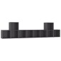 vidaXL 5-tlg. TV-Schrank-Set Hochglanz-Grau Holzwerkstoff vidaXL 5-tlg. TV-Schrank-Set Hochglanz-Grau Holzwerkstoff