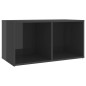 vidaXL 5-tlg. TV-Schrank-Set Hochglanz-Grau Holzwerkstoff vidaXL 5-tlg. TV-Schrank-Set Hochglanz-Grau Holzwerkstoff