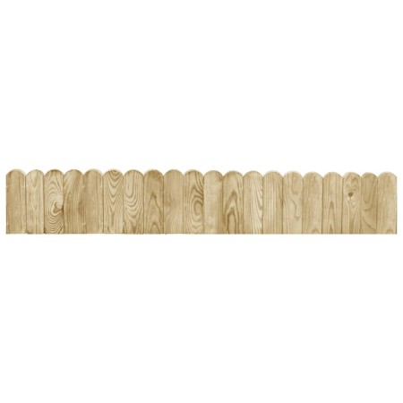 vidaXL Beeteinfassungen 3 Stk. 120 cm Kiefernholz Imprägniert