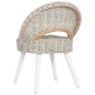 vidaXL Sessel Kubu-Rattan Weiß vidaXL Sessel Kubu-Rattan Weiß