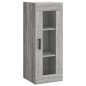 Highboard Grau Sonoma 34,5x34x180 cm Holzwerkstoff Highboard Grau Sonoma 34,5x34x180 cm Holzwerkstoff