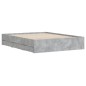 vidaXL Bettgestell mit Schubladen Betongrau 140x190 cm Holzwerkstoff vidaXL Bettgestell mit Schubladen Betongrau 140x190 cm Holzwerkstoff