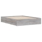vidaXL Bettgestell mit Schubladen Grau Sonoma 140x190 cm Holzwerkstoff vidaXL Bettgestell mit Schubladen Grau Sonoma 140x190 cm Holzwerkstoff