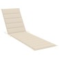 Sonnenliege mit Tisch und Auflage Massivholz Teak Sonnenliege mit Tisch und Auflage Massivholz Teak