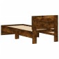 vidaXL Bettgestell mit Kopfteil Räuchereiche 75x190 cm Holzwerkstoff vidaXL Bettgestell mit Kopfteil Räuchereiche 75x190 cm Holzwerkstoff
