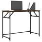 vidaXL Schreibtisch Räuchereiche 100x45x76 cm Holzwerkstoff und Stahl vidaXL Schreibtisch Räuchereiche 100x45x76 cm Holzwerkstoff und Stahl