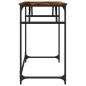 vidaXL Schreibtisch Räuchereiche 100x45x76 cm Holzwerkstoff und Stahl vidaXL Schreibtisch Räuchereiche 100x45x76 cm Holzwerkstoff und Stahl
