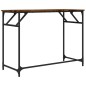 vidaXL Schreibtisch Räuchereiche 100x45x76 cm Holzwerkstoff und Stahl vidaXL Schreibtisch Räuchereiche 100x45x76 cm Holzwerkstoff und Stahl