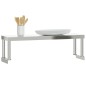 vidaXL Aufsatzboard für Küchentisch 110x30x35 cm Edelstahl vidaXL Aufsatzboard für Küchentisch 110x30x35 cm Edelstahl