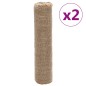 vidaXL Jute-Rollen 2 Stk. 0,5x50 m 100 % Jute 200 g/m² vidaXL Jute-Rollen 2 Stk. 0,5x50 m 100 % Jute 200 g/m²