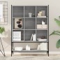 vidaXL Bücherregal Grau Sonoma 102x30x141,5 cm Holzwerkstoff vidaXL Bücherregal Grau Sonoma 102x30x141,5 cm Holzwerkstoff