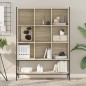 vidaXL Bücherregal Sonoma-Eiche 102x30x141,5 cm Holzwerkstoff