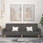 vidaXL Schlafsofa 2-Sitzer Dunkelgrau Stoff vidaXL Schlafsofa 2-Sitzer Dunkelgrau Stoff