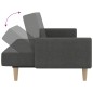 vidaXL Schlafsofa 2-Sitzer Dunkelgrau Stoff vidaXL Schlafsofa 2-Sitzer Dunkelgrau Stoff