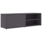 vidaXL TV-Schrank Grau 120x34x37 cm Holzwerkstoff vidaXL TV-Schrank Grau 120x34x37 cm Holzwerkstoff