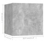 vidaXL 7-tlg. TV-Schrank-Set Betongrau Holzwerkstoff vidaXL 7-tlg. TV-Schrank-Set Betongrau Holzwerkstoff