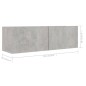 vidaXL 5-tlg. TV-Schrank-Set Betongrau Holzwerkstoff vidaXL 5-tlg. TV-Schrank-Set Betongrau Holzwerkstoff