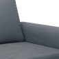 vidaXL 3-Sitzer-Sofa Dunkelgrau 180 cm Samt vidaXL 3-Sitzer-Sofa Dunkelgrau 180 cm Samt