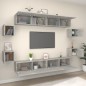 vidaXL 8-tlg. TV-Schrank-Set Betongrau Holzwerkstoff vidaXL 8-tlg. TV-Schrank-Set Betongrau Holzwerkstoff