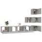 vidaXL TV-Wandschrank Betongrau Holzwerkstoff vidaXL TV-Wandschrank Betongrau Holzwerkstoff