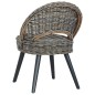 vidaXL Sessel Kubu-Rattan Schwarz vidaXL Sessel Kubu-Rattan Schwarz