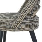 vidaXL Sessel Kubu-Rattan Schwarz vidaXL Sessel Kubu-Rattan Schwarz