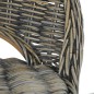 vidaXL Sessel Kubu-Rattan Schwarz vidaXL Sessel Kubu-Rattan Schwarz