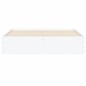 vidaXL Bettgestell mit Schubladen Weiß 140x190 cm Holzwerkstoff vidaXL Bettgestell mit Schubladen Weiß 140x190 cm Holzwerkstoff