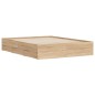 vidaXL Bettgestell mit Schubladen Sonoma-Eiche 140x190cm Holzwerkstoff vidaXL Bettgestell mit Schubladen Sonoma-Eiche 140x190cm Holzwerkstoff