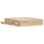 vidaXL Bettgestell mit Schubladen Sonoma-Eiche 140x190cm Holzwerkstoff vidaXL Bettgestell mit Schubladen Sonoma-Eiche 140x190cm Holzwerkstoff
