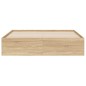 vidaXL Bettgestell mit Schubladen Sonoma-Eiche 140x190cm Holzwerkstoff vidaXL Bettgestell mit Schubladen Sonoma-Eiche 140x190cm Holzwerkstoff
