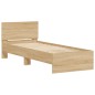 vidaXL Bettgestell mit Kopfteil Sonoma-Eiche 90x200 cm Holzwerkstoff vidaXL Bettgestell mit Kopfteil Sonoma-Eiche 90x200 cm Holzwerkstoff