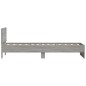 vidaXL Bettgestell mit Kopfteil Grau Sonoma 75x190 cm Holzwerkstoff vidaXL Bettgestell mit Kopfteil Grau Sonoma 75x190 cm Holzwerkstoff