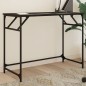 vidaXL Schreibtisch Schwarz 100x45x76 cm Holzwerkstoff und Stahl vidaXL Schreibtisch Schwarz 100x45x76 cm Holzwerkstoff und Stahl