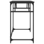 vidaXL Schreibtisch Schwarz 100x45x76 cm Holzwerkstoff und Stahl vidaXL Schreibtisch Schwarz 100x45x76 cm Holzwerkstoff und Stahl