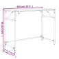 vidaXL Schreibtisch Schwarz 100x45x76 cm Holzwerkstoff und Stahl vidaXL Schreibtisch Schwarz 100x45x76 cm Holzwerkstoff und Stahl