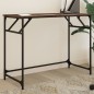 vidaXL Schreibtisch Braun Eichen-Optik 100x45x76cm Holzwerkstoff Stahl vidaXL Schreibtisch Braun Eichen-Optik 100x45x76cm Holzwerkstoff Stahl