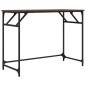 vidaXL Schreibtisch Braun Eichen-Optik 100x45x76cm Holzwerkstoff Stahl vidaXL Schreibtisch Braun Eichen-Optik 100x45x76cm Holzwerkstoff Stahl