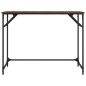 vidaXL Schreibtisch Braun Eichen-Optik 100x45x76cm Holzwerkstoff Stahl vidaXL Schreibtisch Braun Eichen-Optik 100x45x76cm Holzwerkstoff Stahl