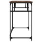 vidaXL Schreibtisch Braun Eichen-Optik 100x45x76cm Holzwerkstoff Stahl vidaXL Schreibtisch Braun Eichen-Optik 100x45x76cm Holzwerkstoff Stahl