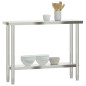 vidaXL Küchen-Arbeitstisch 110x30x85 cm Edelstahl vidaXL Küchen-Arbeitstisch 110x30x85 cm Edelstahl