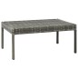 vidaXL 3-tlg. Garten-Lounge-Set mit Kissen Poly Rattan Grau vidaXL 3-tlg. Garten-Lounge-Set mit Kissen Poly Rattan Grau