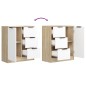 vidaXL Sideboard Sonoma-Eiche 60x30x70 cm Holzwerkstoff vidaXL Sideboard Sonoma-Eiche 60x30x70 cm Holzwerkstoff