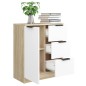 vidaXL Sideboard Sonoma-Eiche 60x30x70 cm Holzwerkstoff vidaXL Sideboard Sonoma-Eiche 60x30x70 cm Holzwerkstoff