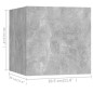 vidaXL 6-tlg. TV-Schrank-Set Betongrau Holzwerkstoff vidaXL 6-tlg. TV-Schrank-Set Betongrau Holzwerkstoff