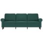 vidaXL 3-Sitzer-Sofa Dunkelgrün 180 cm Samt vidaXL 3-Sitzer-Sofa Dunkelgrün 180 cm Samt