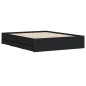 vidaXL Bettgestell mit Schubladen Schwarz 140x190 cm Holzwerkstoff vidaXL Bettgestell mit Schubladen Schwarz 140x190 cm Holzwerkstoff