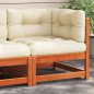 vidaXL Garten-Ecksofa mit Kissen Wachsbraun Massivholz Kiefer vidaXL Garten-Ecksofa mit Kissen Wachsbraun Massivholz Kiefer