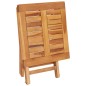 Sonnenliege mit Tisch und Auflage Massivholz Teak Sonnenliege mit Tisch und Auflage Massivholz Teak